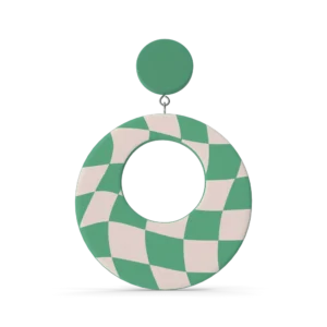 Demo — Green Oval Earring