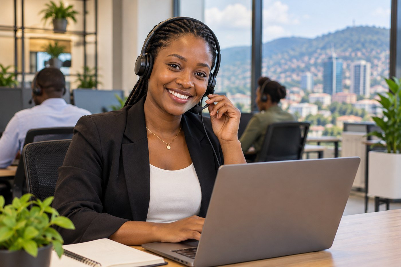 Demo · Customer Service Officer · presentation image